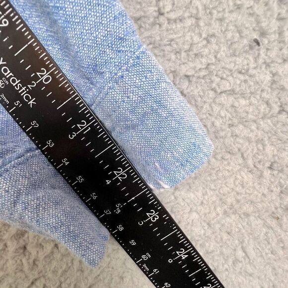 ORVIS WOMENS BUTTON DOWN SHIRT BLUE SIZE M - Picture 8 of 10